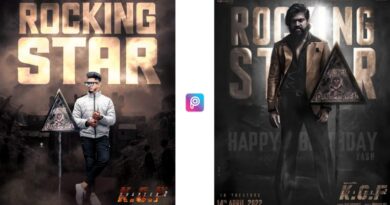 Rocking Star KGF Photo Editing